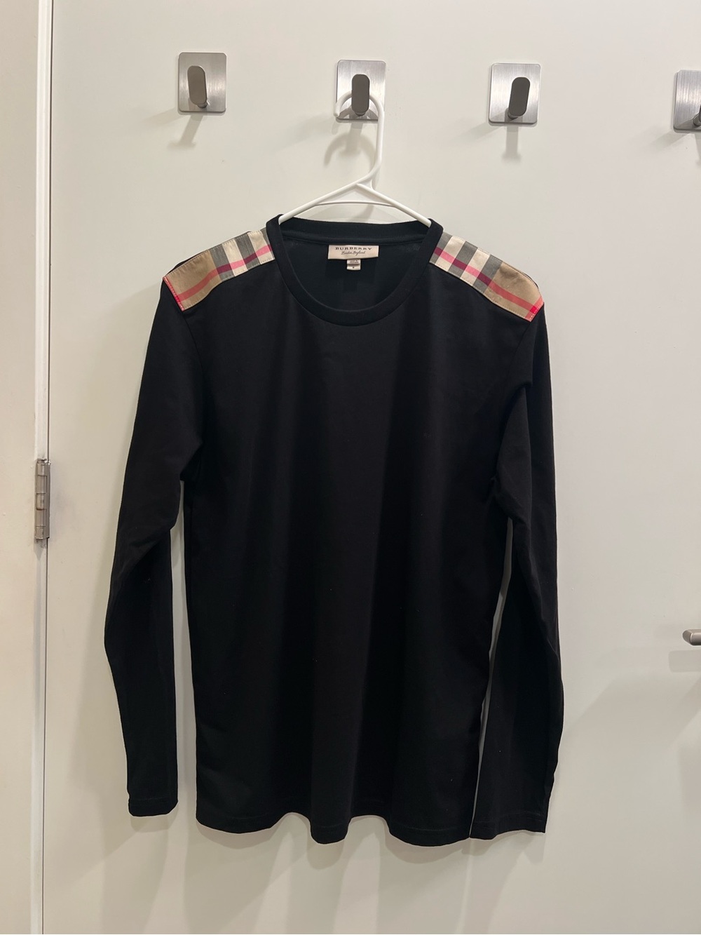 Burberry Shoulder Patch Men Shirt S